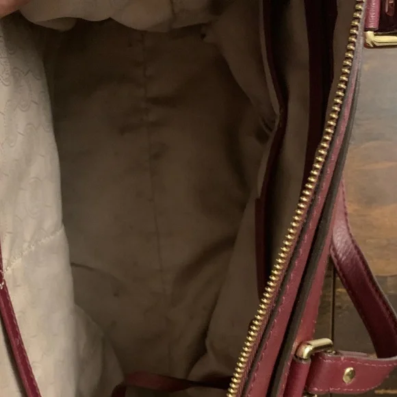 Michael Kors Dark Red Shoulder Bag - Picture 7 of 7